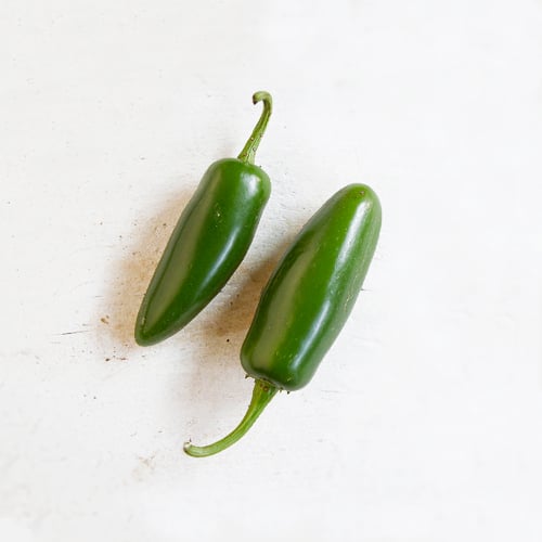 Green Jalapeño Peppers